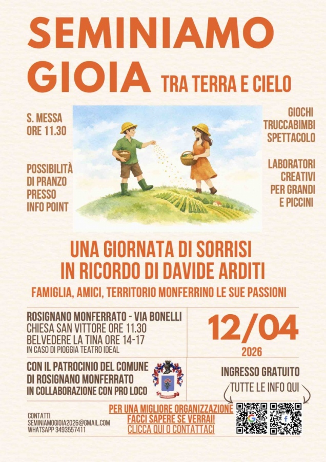 Seminiamo gioia tra terra e cielo una giornata in ricordo di D. Arditi